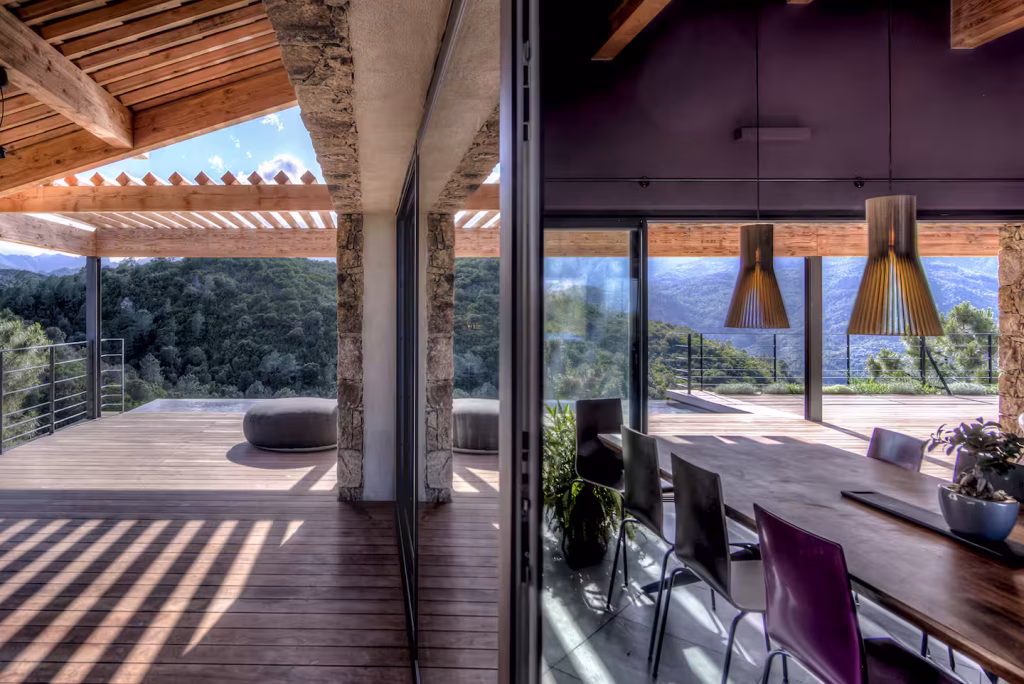 Manger dedans comme dehors - Villa Nature - Espaces de vie