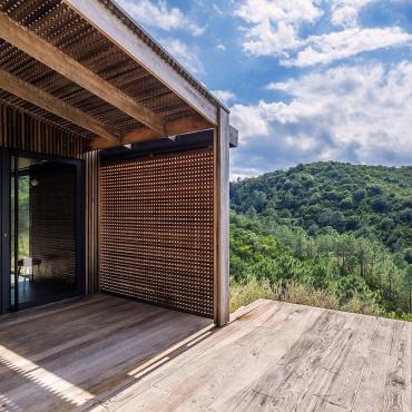 Tiny house face aux Aiguilles de Bavella - Villa Nature à Sari-Solenzara, Corse - Cabane Casella