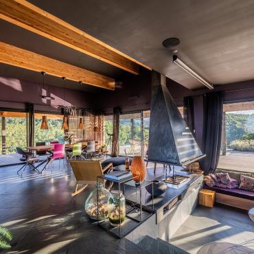 Salon et salle à manger - Villa Nature - Espaces de vie