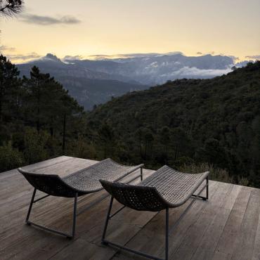 Transats face aux montagnes corses - Villa Nature - Cabane Casella