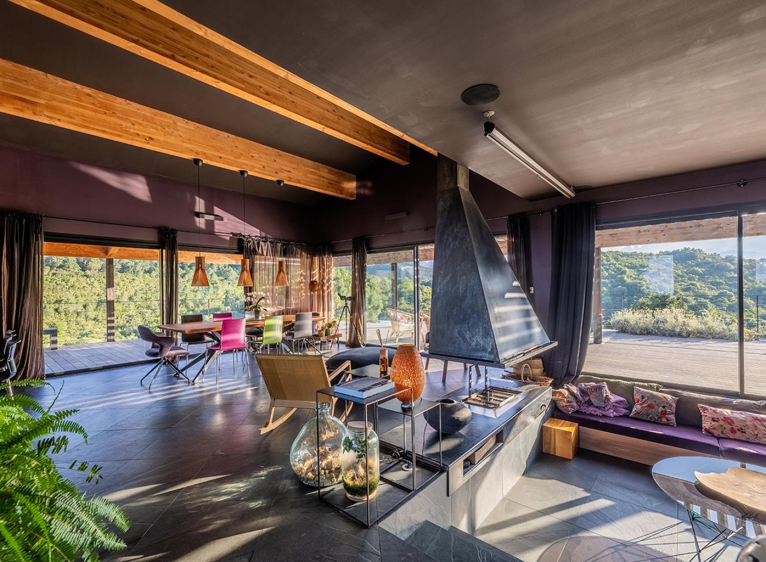 Salon et salle à manger - Villa Nature - Espaces de vie